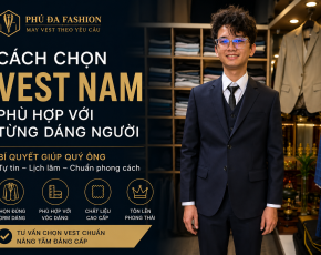Cách Chọn Vest Nam Phù Hợp Với Từng Dáng Người