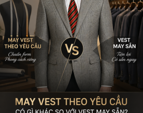 May Vest Theo Yêu Cầu Có Gì Khác So Với Vest May Sẵn?