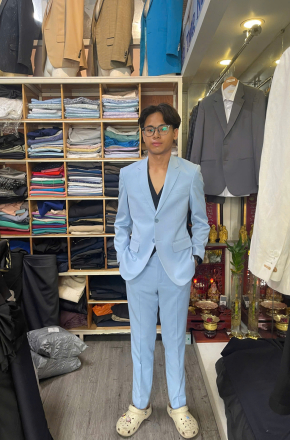 Mẫu Vest Màu Xanh Da Trời
