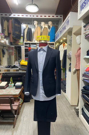 Mẫu vest Nam màu xanh đen