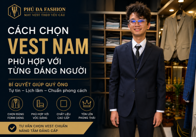 Cách Chọn Vest Nam Phù Hợp Với Từng Dáng Người