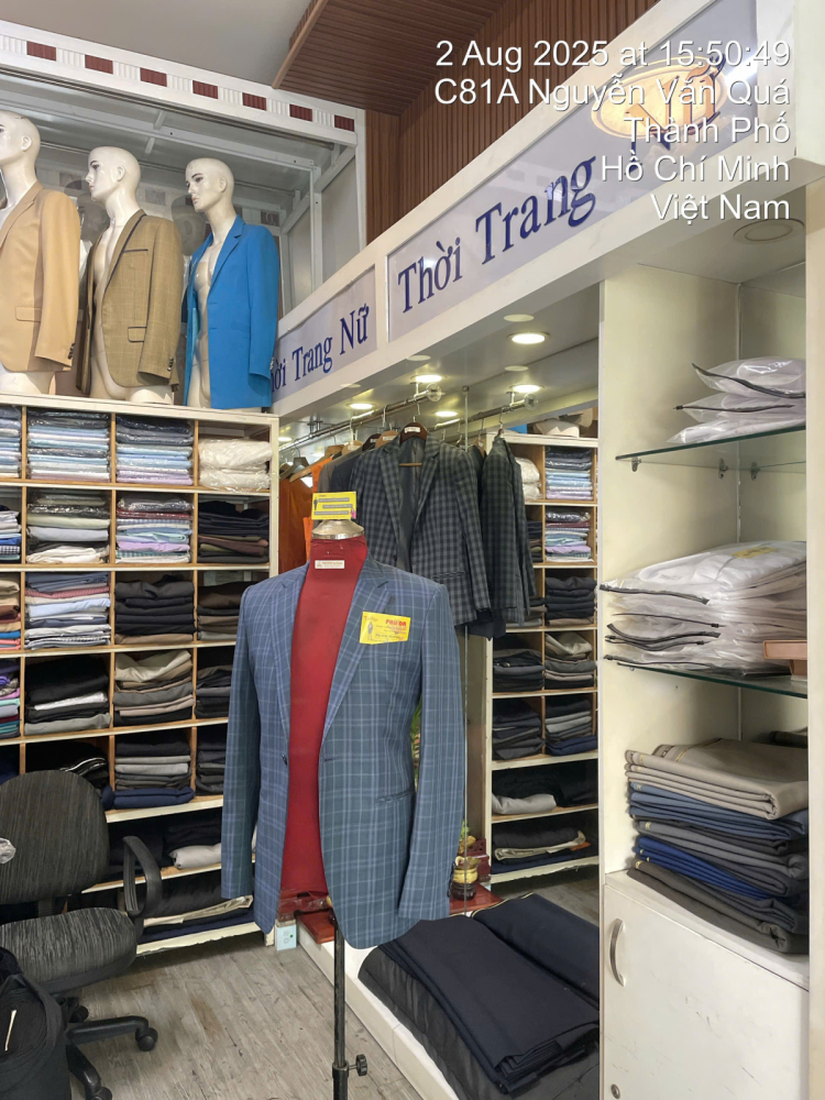 Mẫu vest nam Xanh dương trung tính